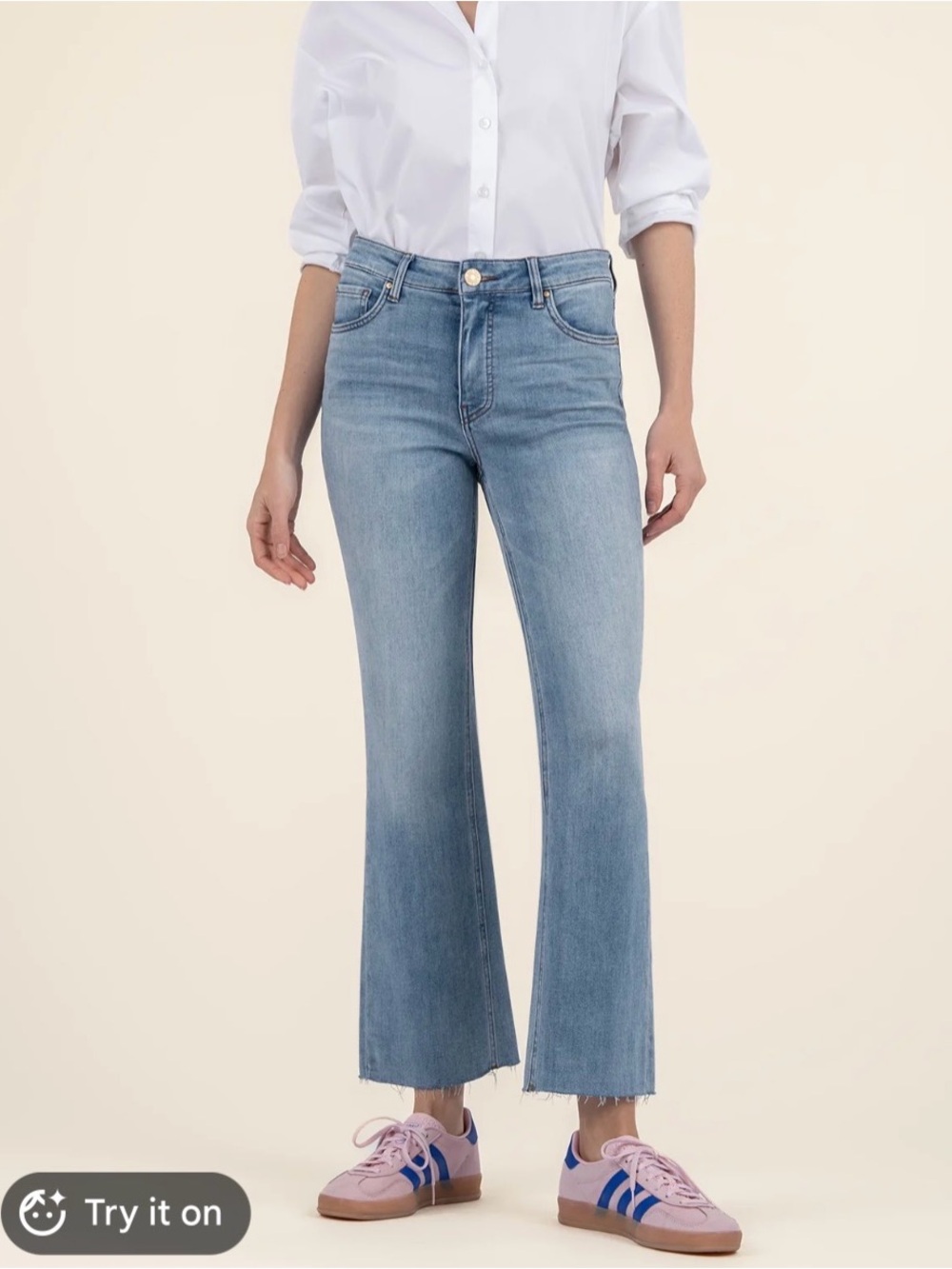Kut from the Kloth Kelsey High Rise Ankle Flare Jeans